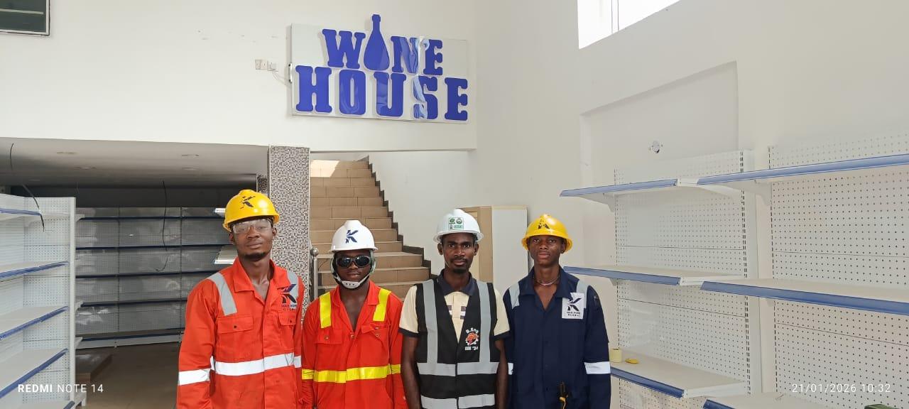 Technician working on equipment